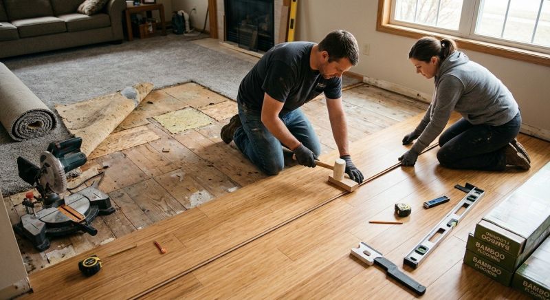 Bamboo Flooring Installation in Mesa, AZ