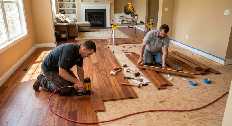 Cherry Floor Installation in Queen Creek, AZ