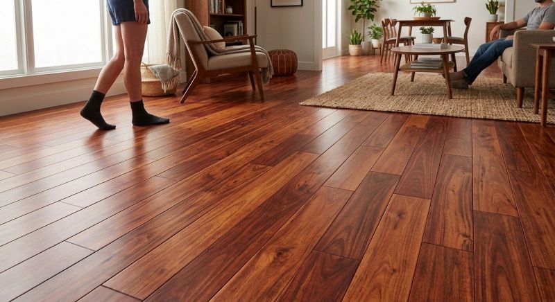 Cherry Floor Installation in Scottsdale, AZ