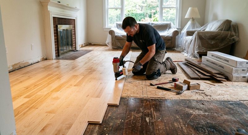 Maple Flooring Installation in Gilbert, AZ