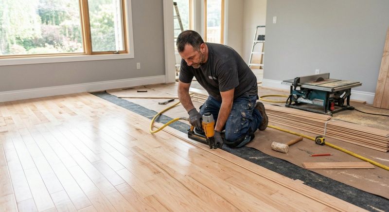 Maple Flooring Installation in Mesa, AZ