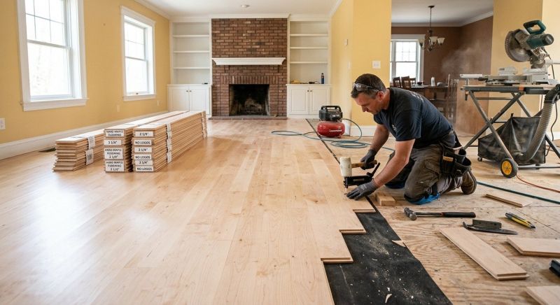 Maple Flooring Installation in Paradise Valley, AZ