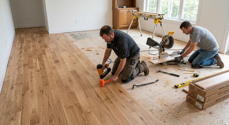 Oak Floor Installation in Chandler, AZ