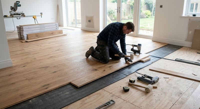 Oak Floor Installation in Paradise Valley, AZ