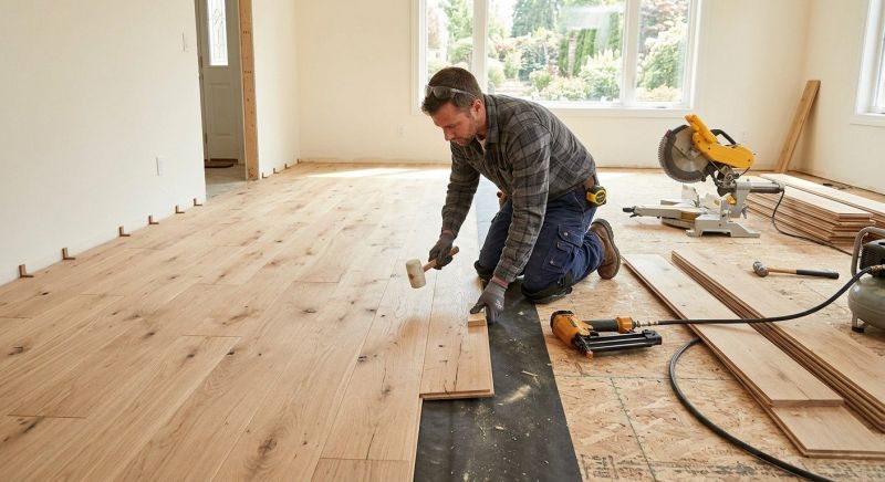 Oak Floor Installation in Rio Verde, AZ