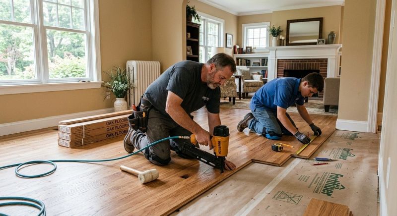 Oak Floor Installation in Scottsdale, AZ