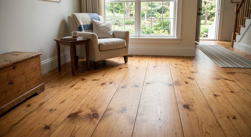 Pine Floor Installation in Mesa, AZ