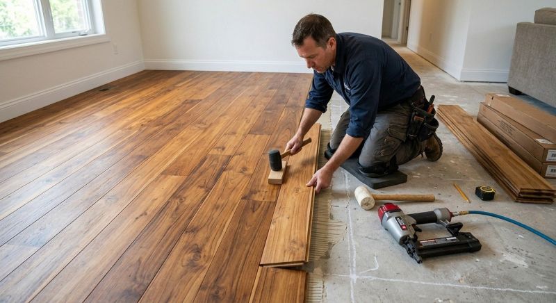 Teak Flooring Installation in Mesa, AZ