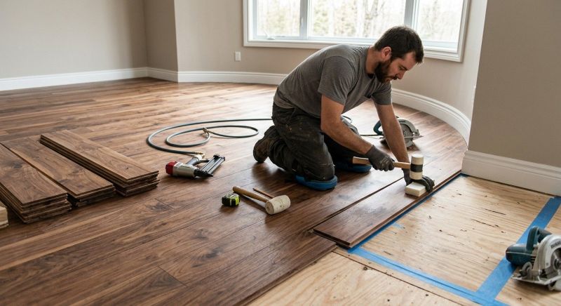 Walnut Flooring Installation in Mesa, AZ