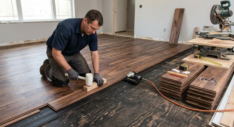 Walnut Flooring Installation in Mesa, AZ