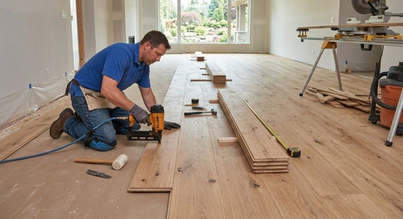 Wide Plank Floor Installation in Mesa, AZ